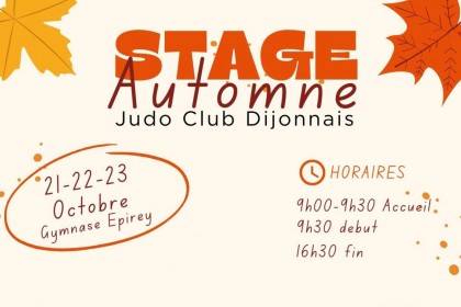 STAGE D'AUTOMNE | 21-23 OCTOBRE 2024 | Epirey