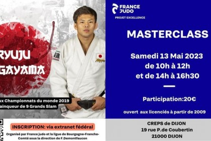 Stage Masterclass avec Ryuju NAGAYAMA  | SAMEDI 13 MAI 2023